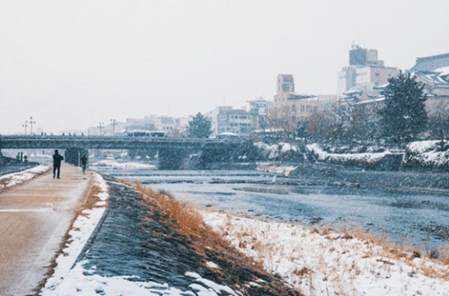 The Four Seasons of KAMOGAWA-river